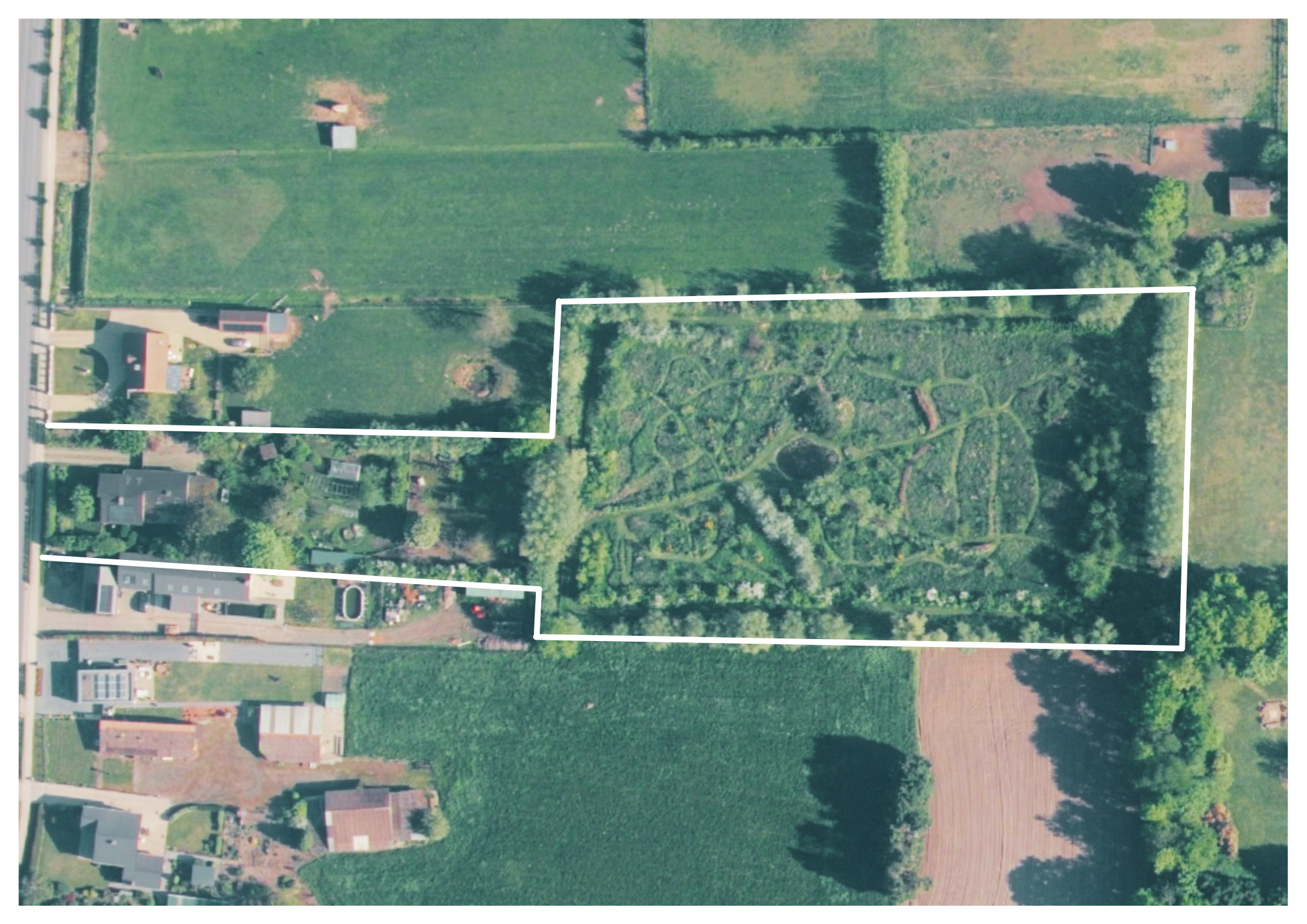 Luchtfoto Ramonshoek 43 Wachtebeke